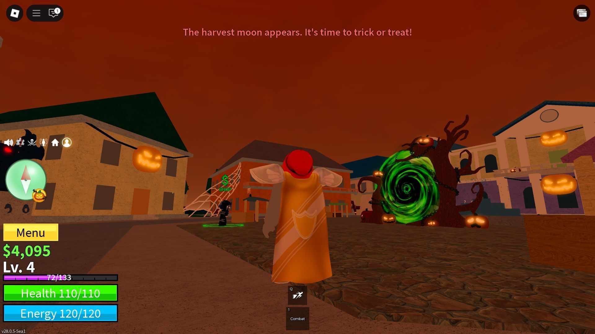 The Harvest Moon event (Image via Roblox)