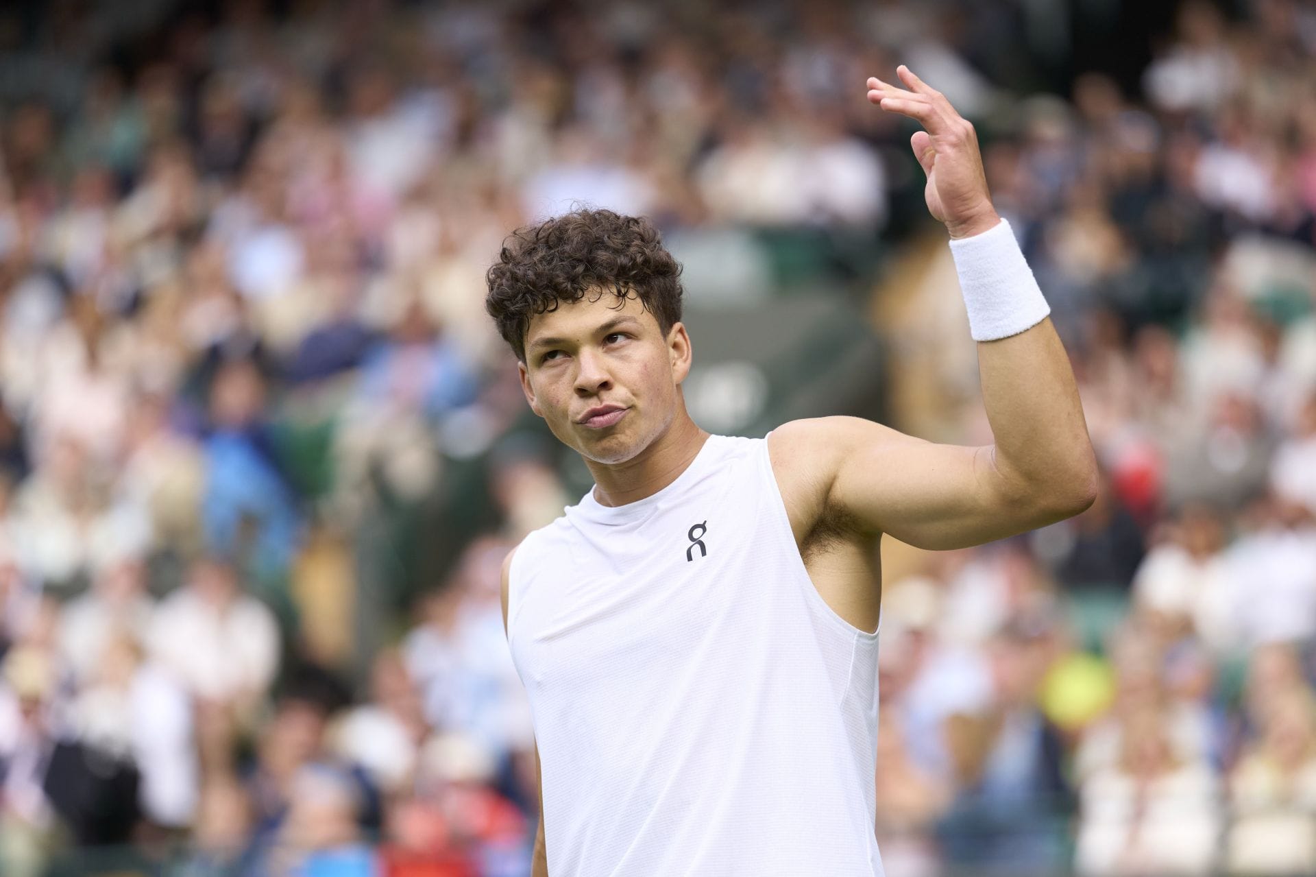 Ben Shelton at Wimbledon 2025. (Photo: Getty)