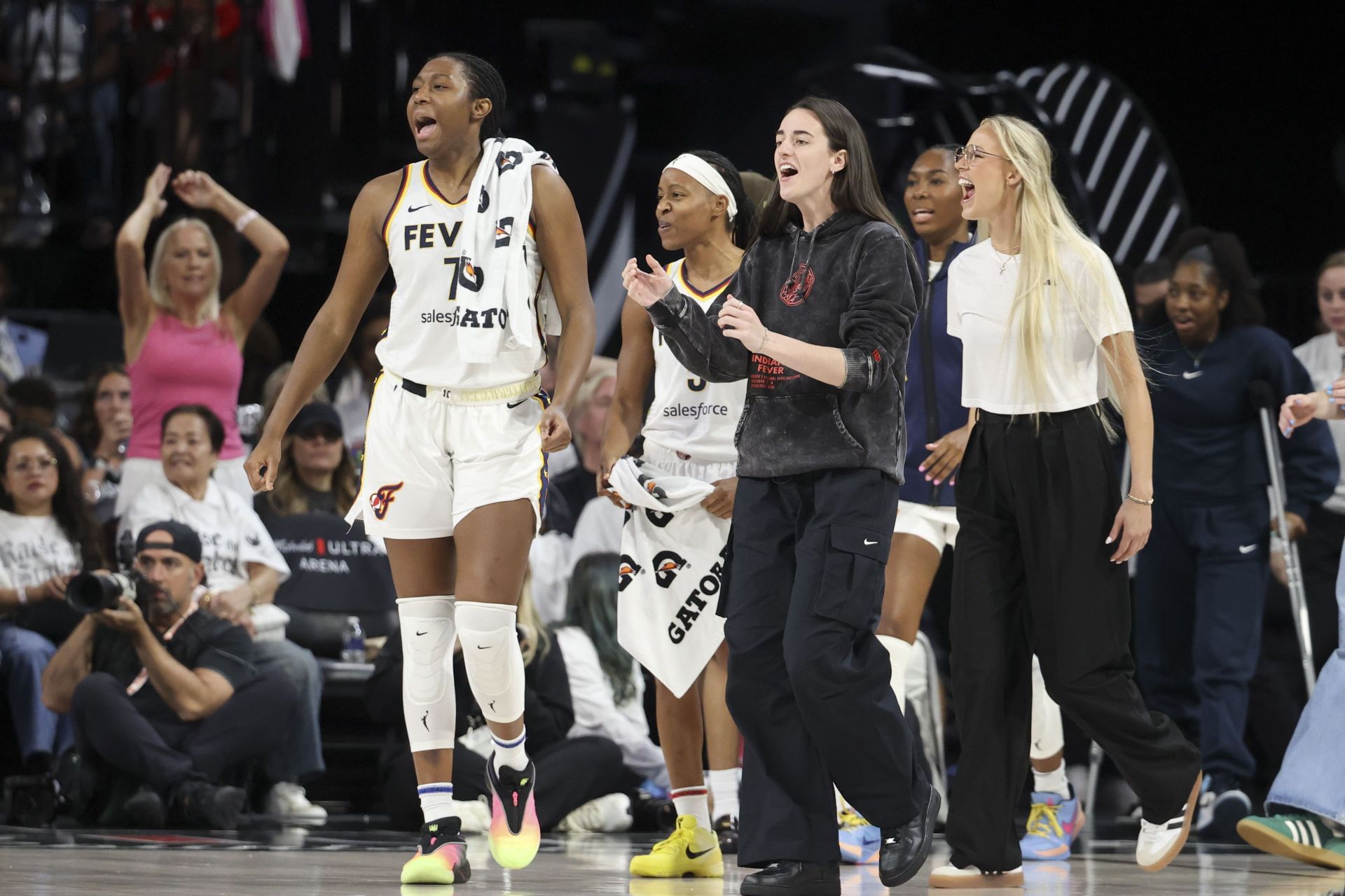Indiana Fever v Las Vegas Aces - Game One - Source: Getty