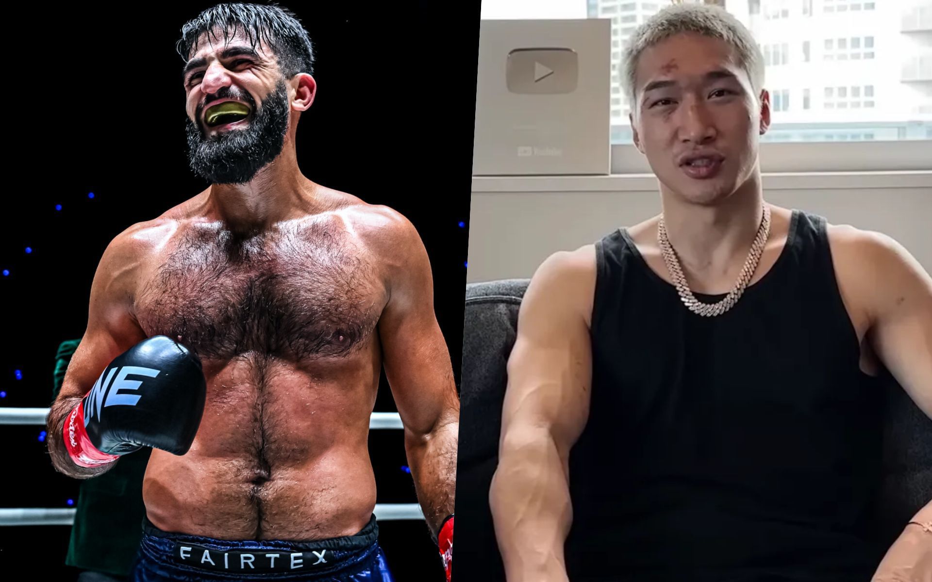 Marat Grigorian (L) vs Rukiya Anpo (R) | Image by ONE Championship