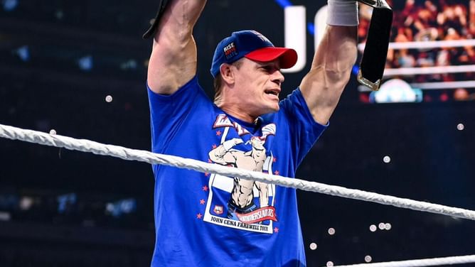 Former AEW champion's son sends a message after being spotted with John Cena