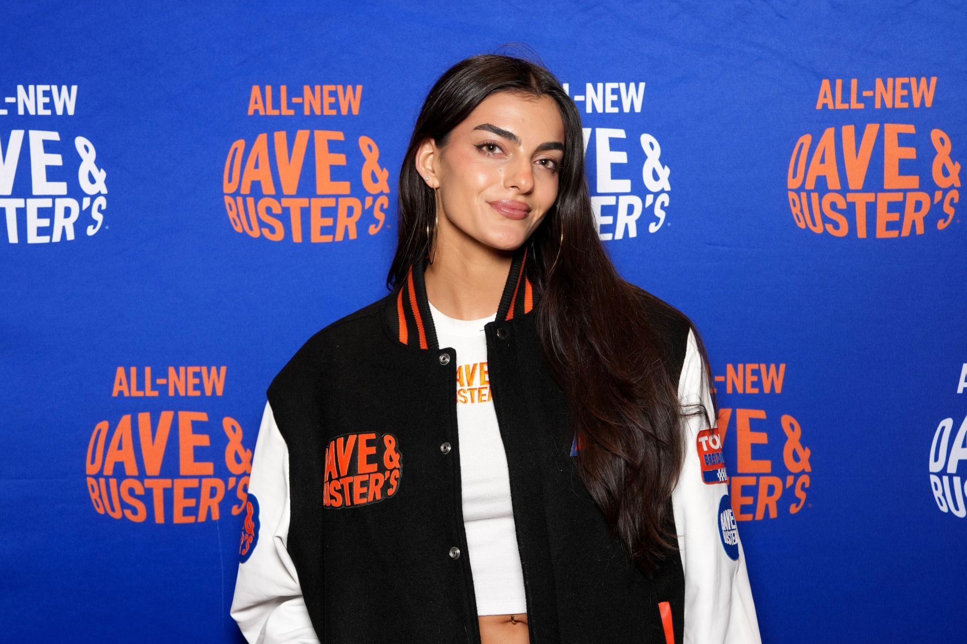 Toni Breidinger poses at Dave &amp; Buster&#039;s Times Square on July 18, 2025. Source: Getty