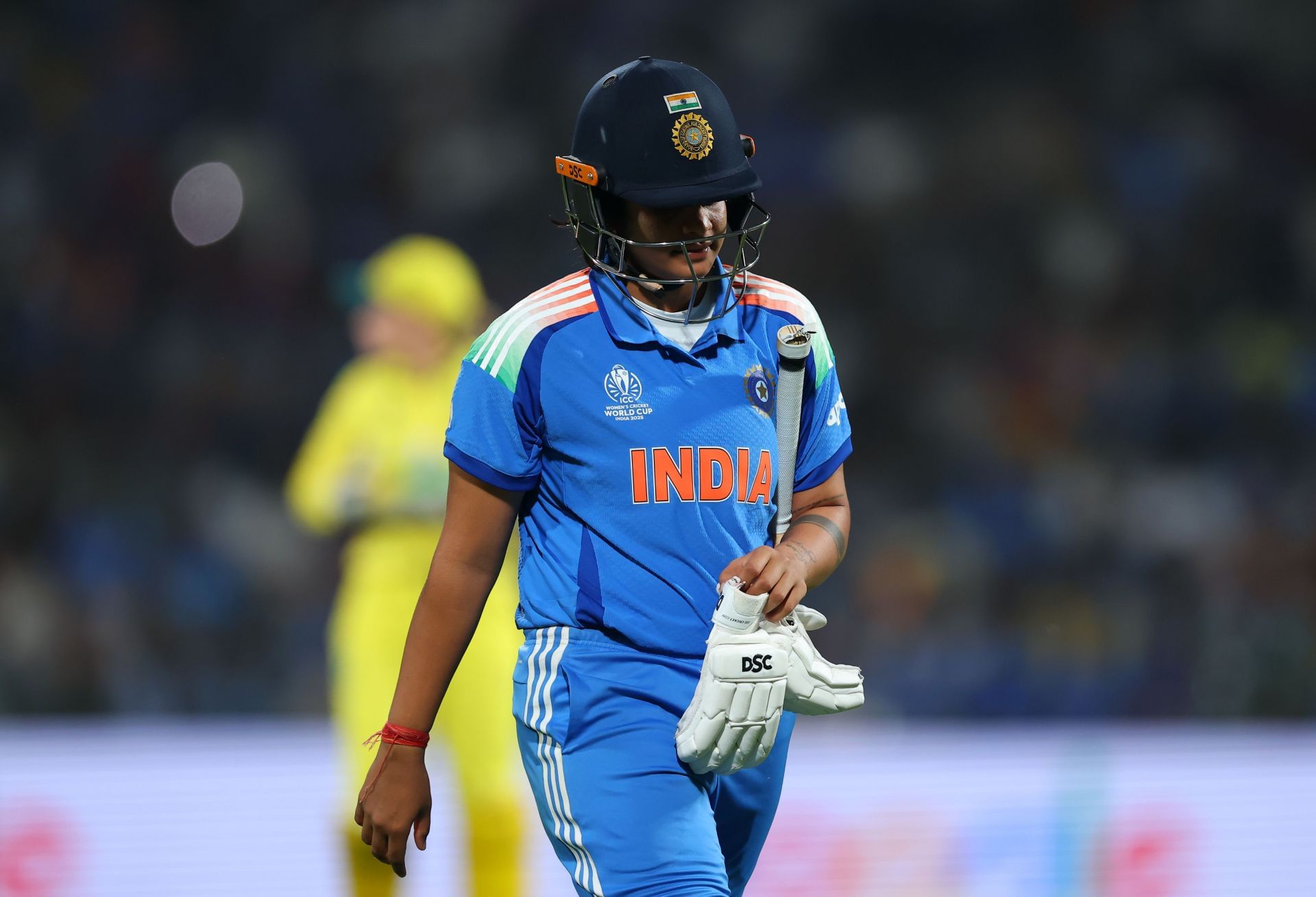 Shafali Verma managed only 10 runs in the Women&#039;s World Cup 2025 semi-final against Australia. [P/C: Getty]