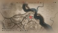Dervis' Shop's location on the map (Image via Ubisoft)