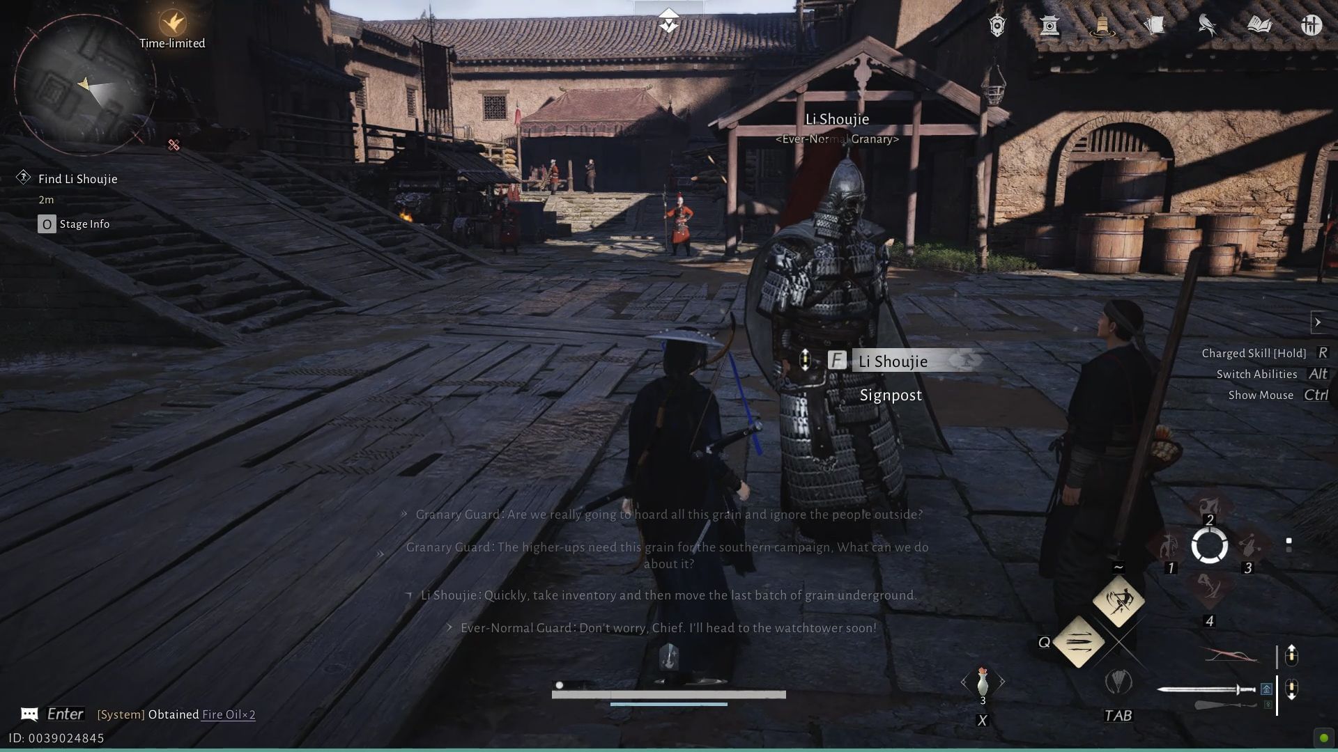 How to complete the Ever-Normal Granary campaign mission 6 Talk to Li Shoujie (Image via NetEase)