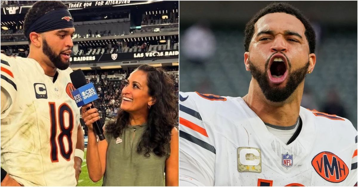 NFL fans rip CBS reporter Aditi Kinkhabwala for &quot;unprofessional&quot; Caleb Williams question