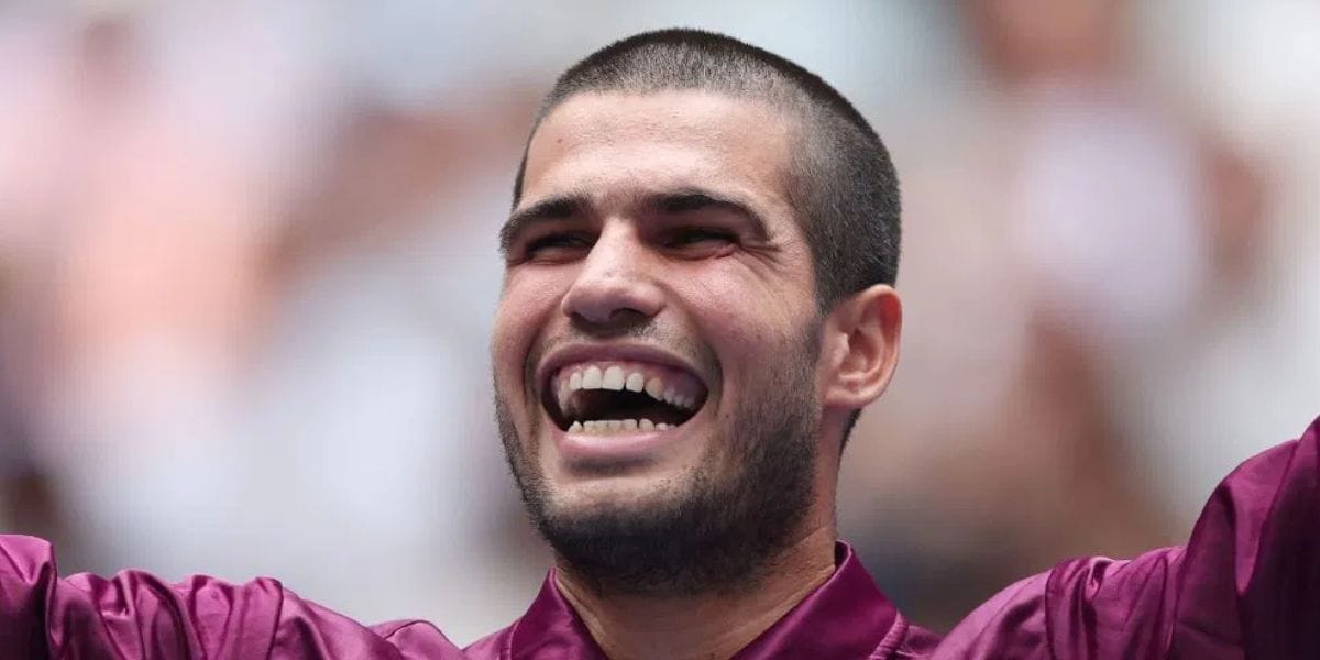 Carlos Alcaraz at the 2025 US Open (Source: Getty)