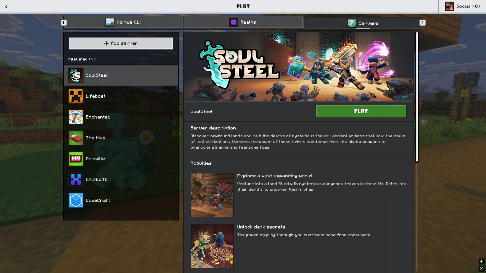 Mojang occasionally hosts official event servers (Image via Sportskeeda Gaming || Mojang Studios)