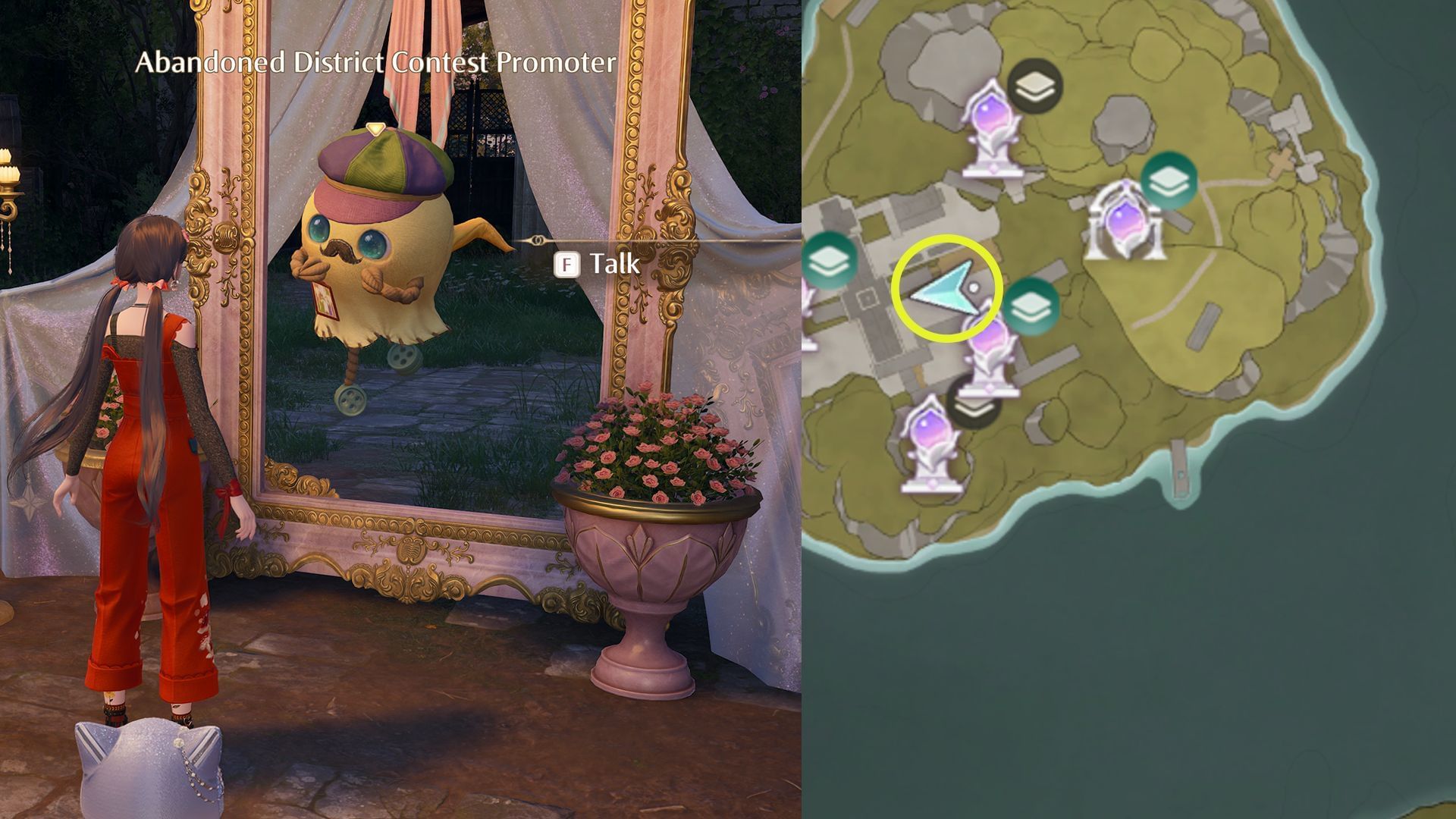 Choo-Choo Station event site location (Image via Sportskeeda Gaming/Infold Games)