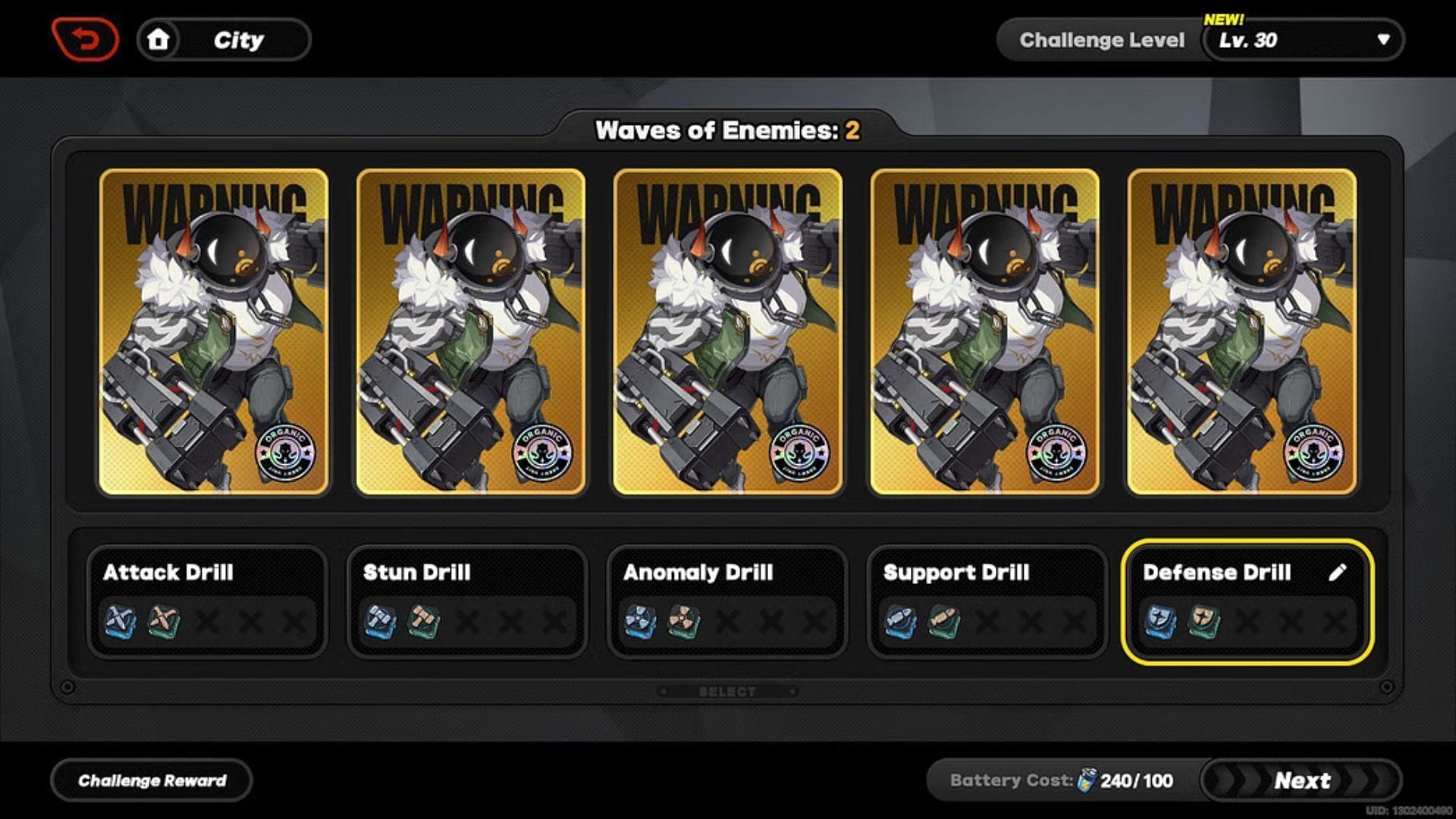 Get Zhao&#039;s ascension materials from Defense Drill (Image via HoYoverse)