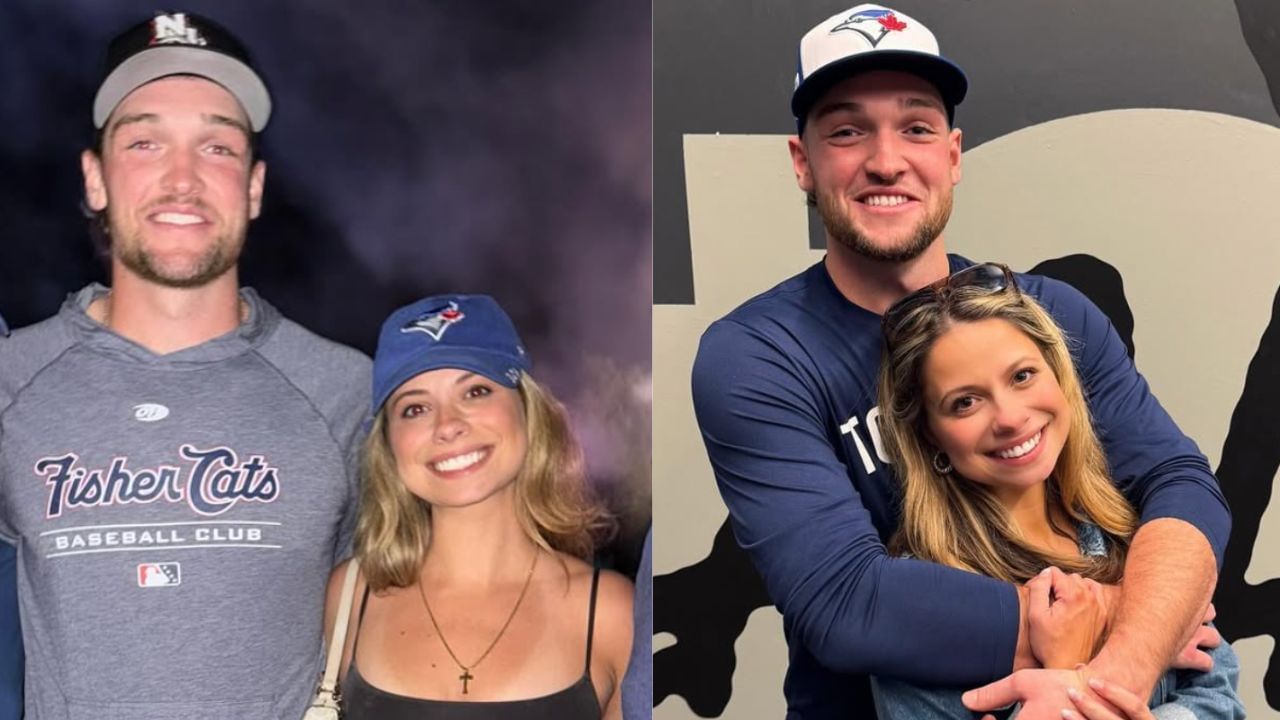 Trey Yesavage with his girlfriend, Taylor Frick (Images from - Instagram.com/@trey.yesavage, Instagram.com/@taylorfrickk)