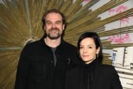 David Harbour and Lily Allen (Image via Getty Images)