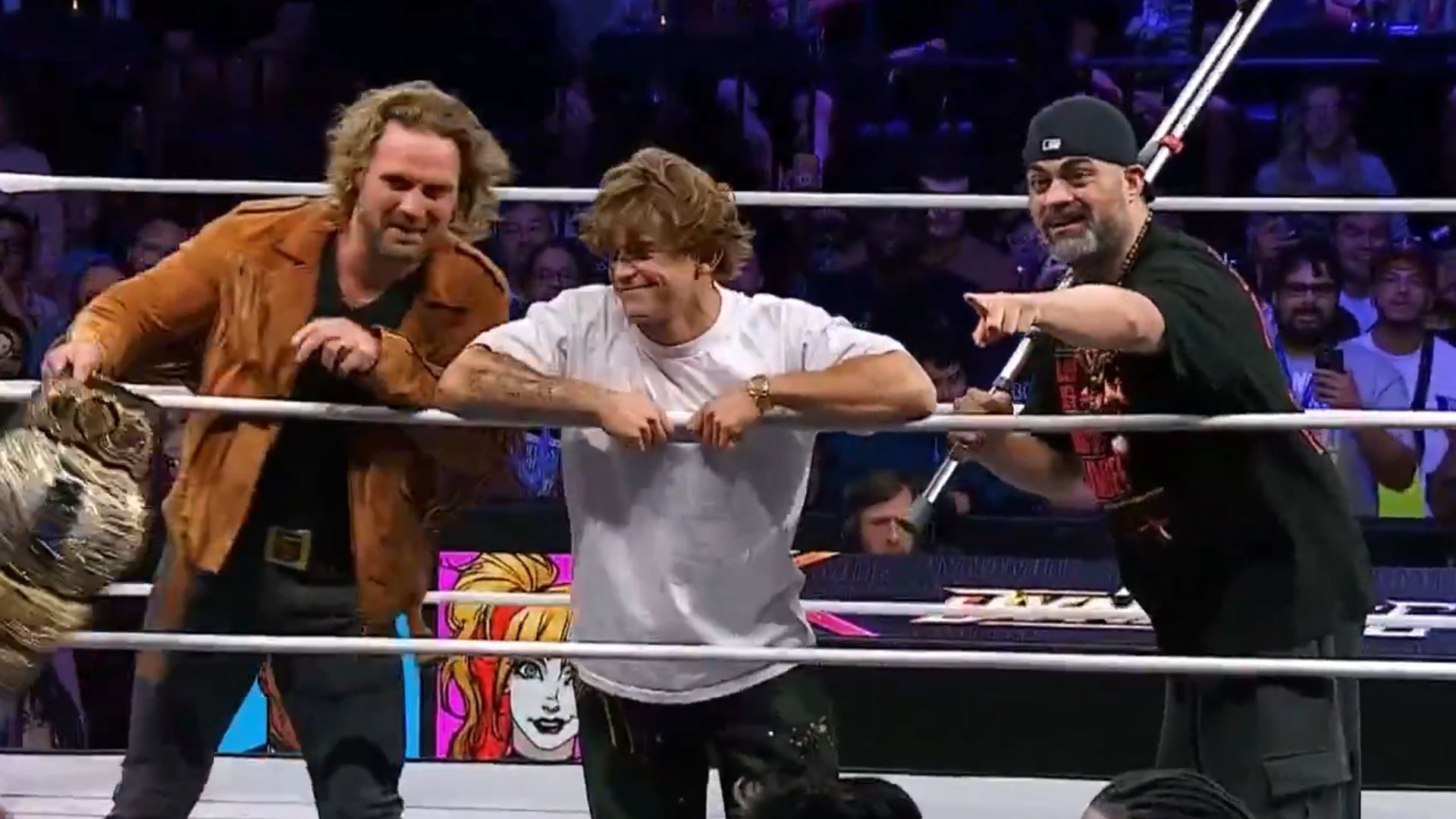 Hangman Page, Hook, and Eddie Kingston [Screenshot via @AEW on X]