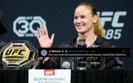 "That's because you haven't lost your mind" - Fans ridicule Ronda Rousey as Valentina Shevchenko comes out in support of Joe Rogan