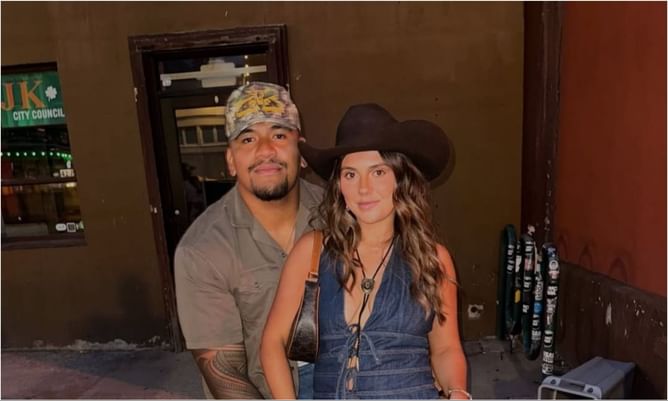 "Stop asking ": Penei Sewell's wife Isabelle calls out fake "mormon" reports on Lions star