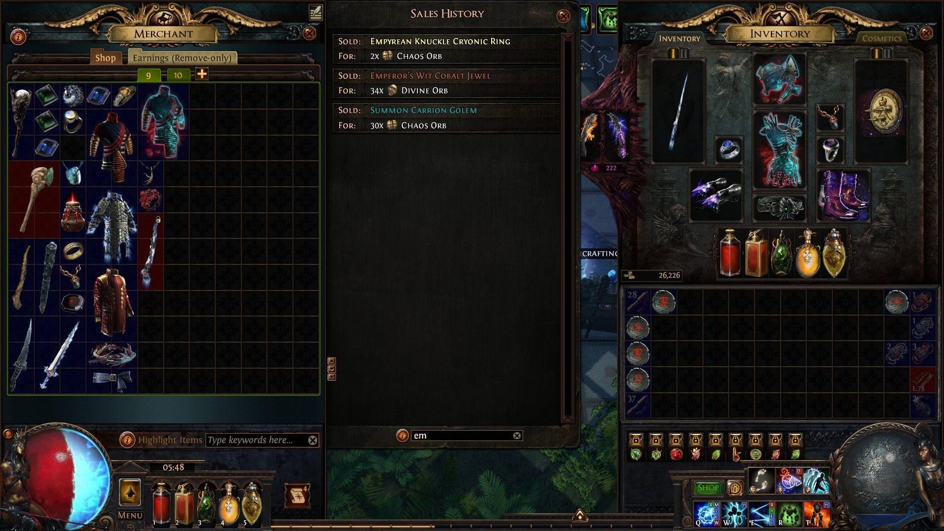 Zkratka rychlého vyhledávání nyní funguje také na kartě Prodej