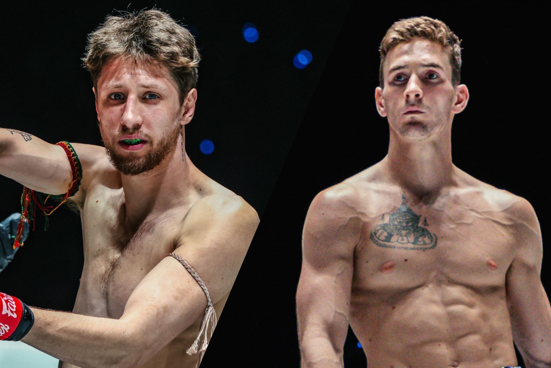 (From left) Luke Lessei and Nico Carrillo. [Images: ONE Championship]