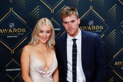 Connor McDavid's wife Lauren drops 1-word reaction to beau's spin-o-rama highlight reel goal vs. Blue Jackets