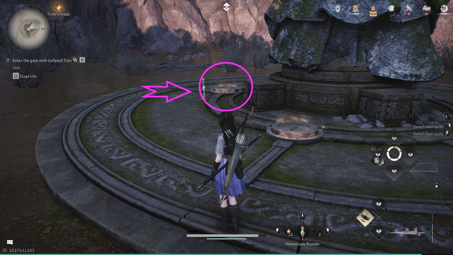 Start from the second tile on the left and step on them clockwise to easily solve this puzzle (Image via NetEase)