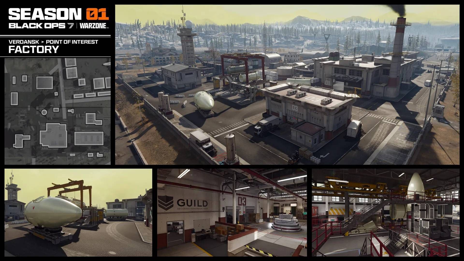 Factory, the new POI in Verdansk (Image via Activision)
