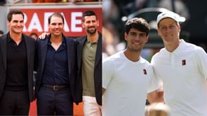 What Rafael Nadal said about his 'Big-3' rivalry with Djokovic & Federer, and what he wants Carlos Alcaraz & Jannik Sinner to take away from it