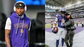 Vikings' Isaiah Rodgers shows off sparkling engagement ring for fiancé Genie Gabrielle in latest post