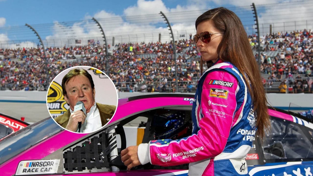 (BG) NASCAR Cup Series driver Danica Patrick stands on pit road prior to the 2017 Apache Warrior 400 at Dover International Speedway. Mandatory Credit: Matthew O