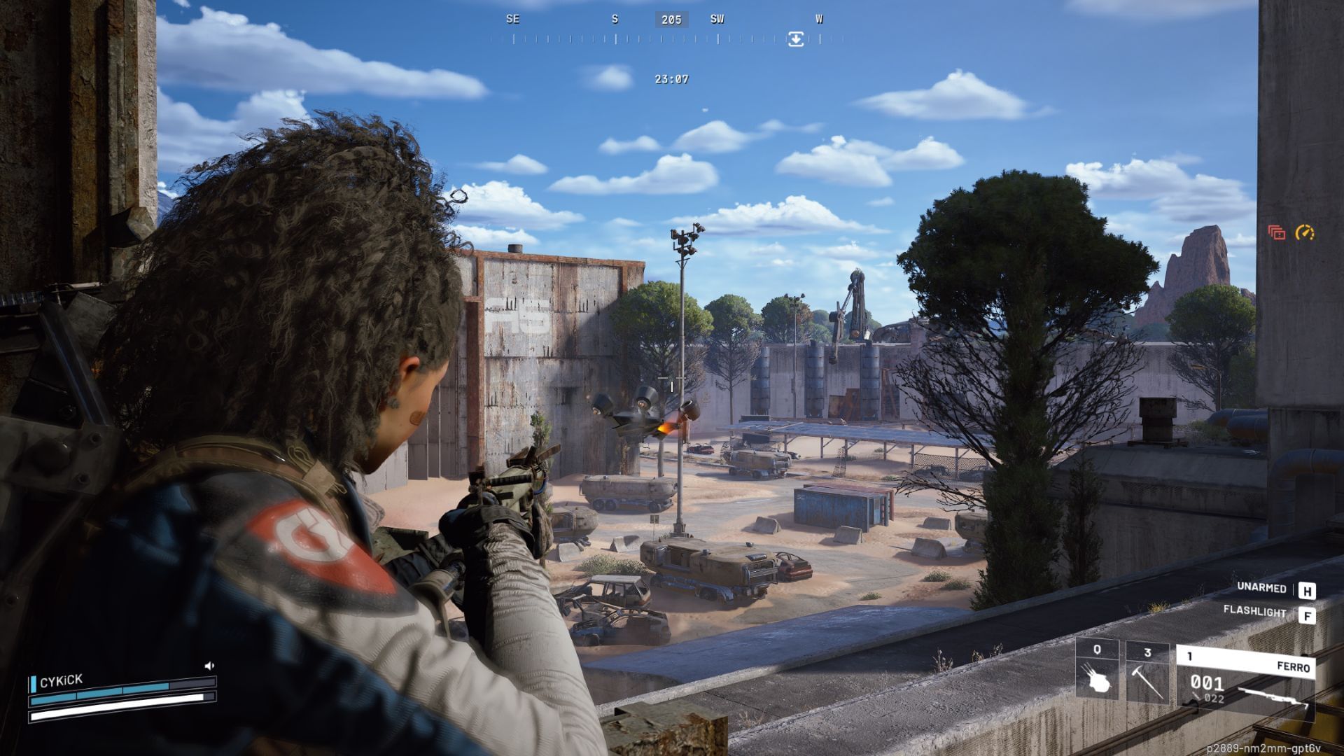 Head out the window and shoot it from cover (Image via Embark Studios)