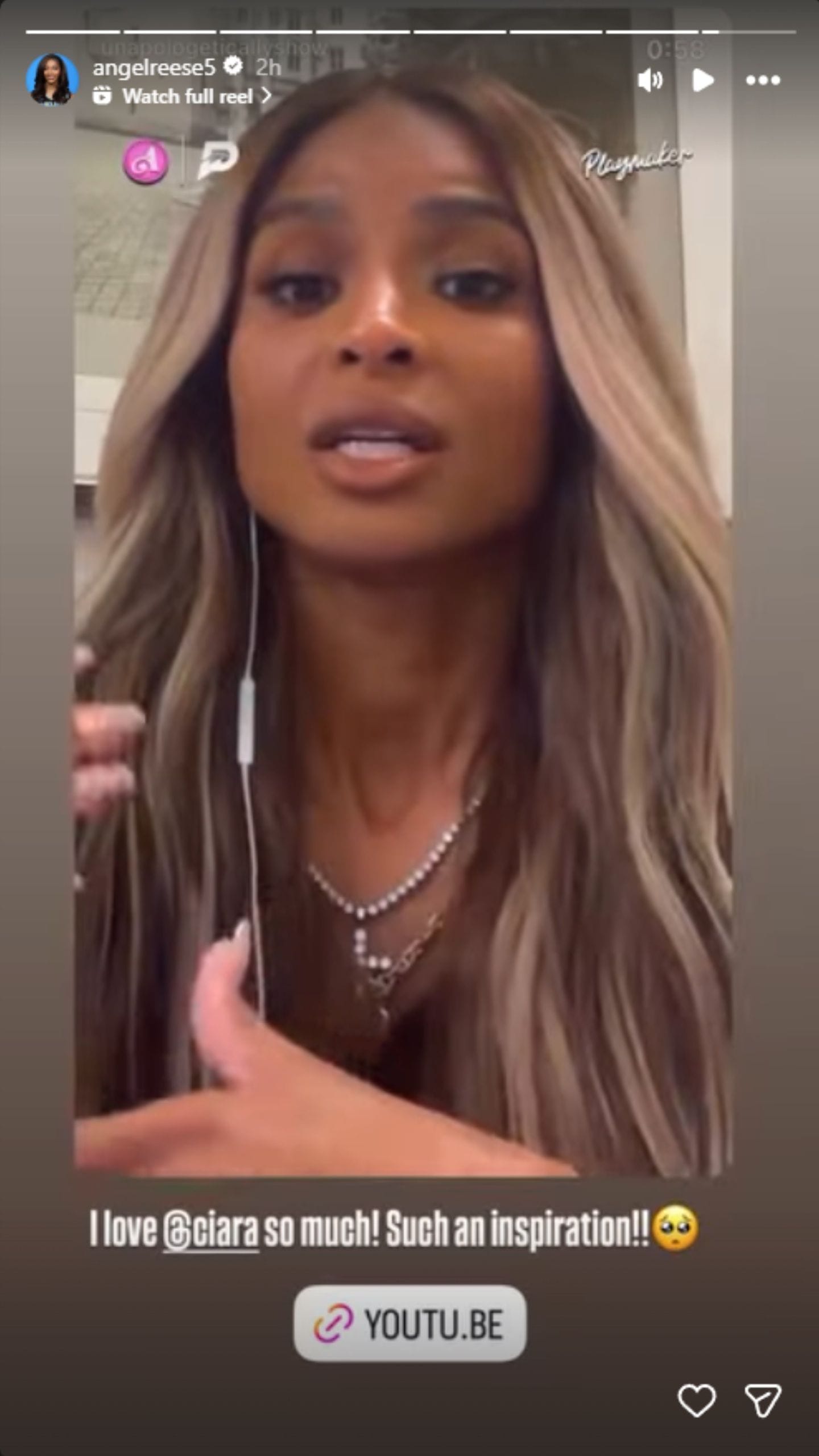 Angel Reese shared this on her Instagram account. (Photo: @angelreese5 on IG)