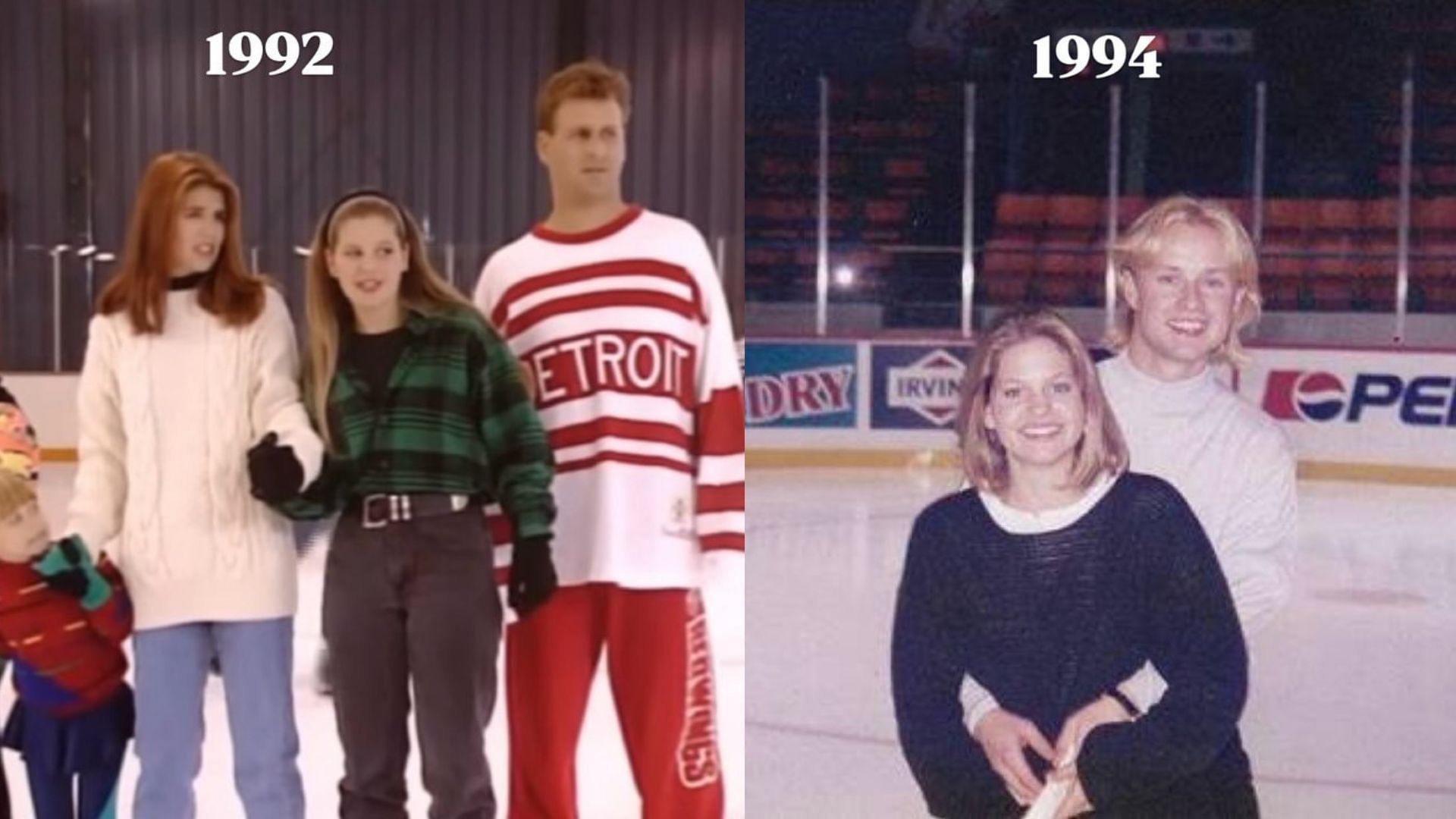 Valeri Bure and wife Candace Bure throwback clicks