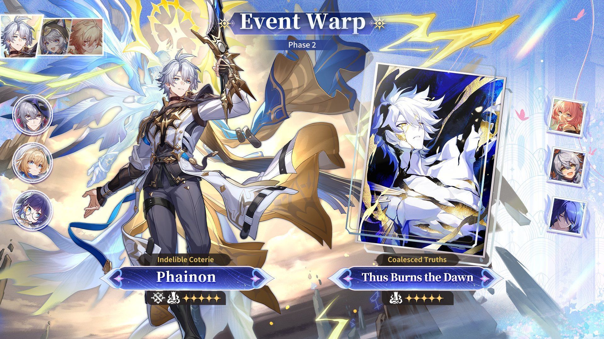 HSR 3.7 second phase characters and Light Cones (Image via HoYoverse)