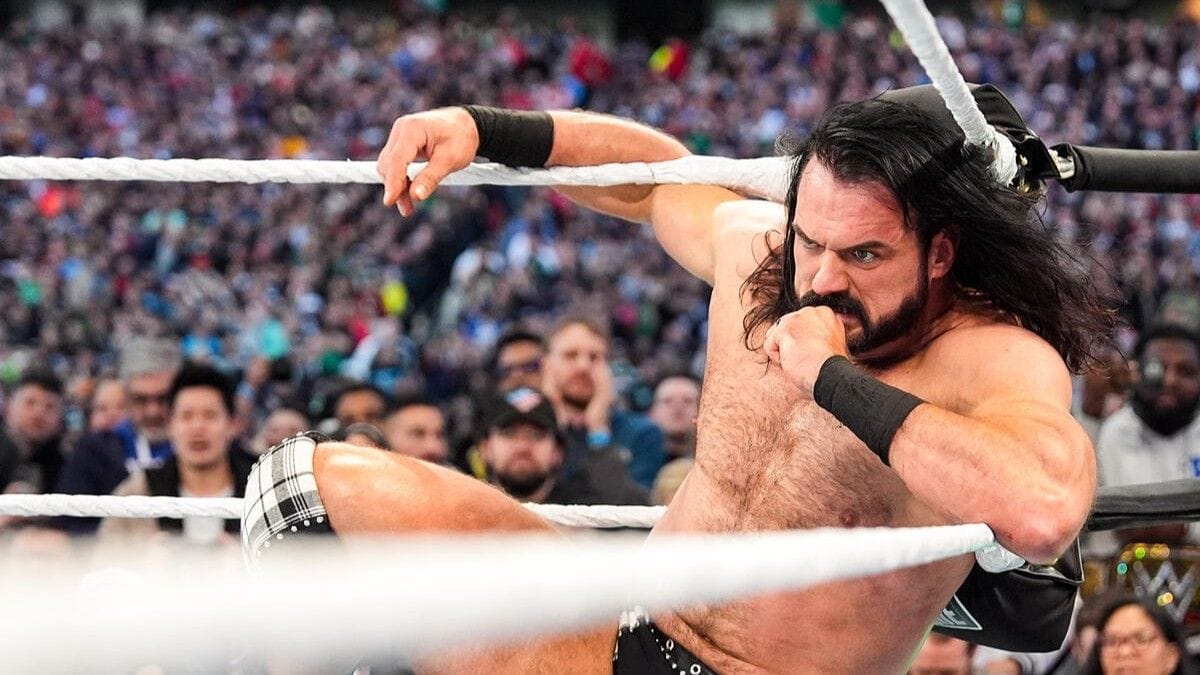 Drew McIntyre in the ring