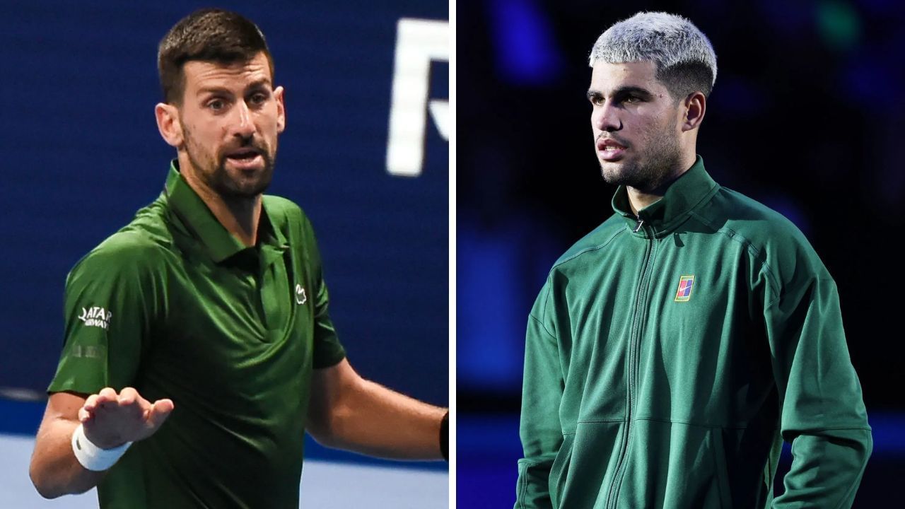 Djokovic ATP Finals Carlos Alcaraz