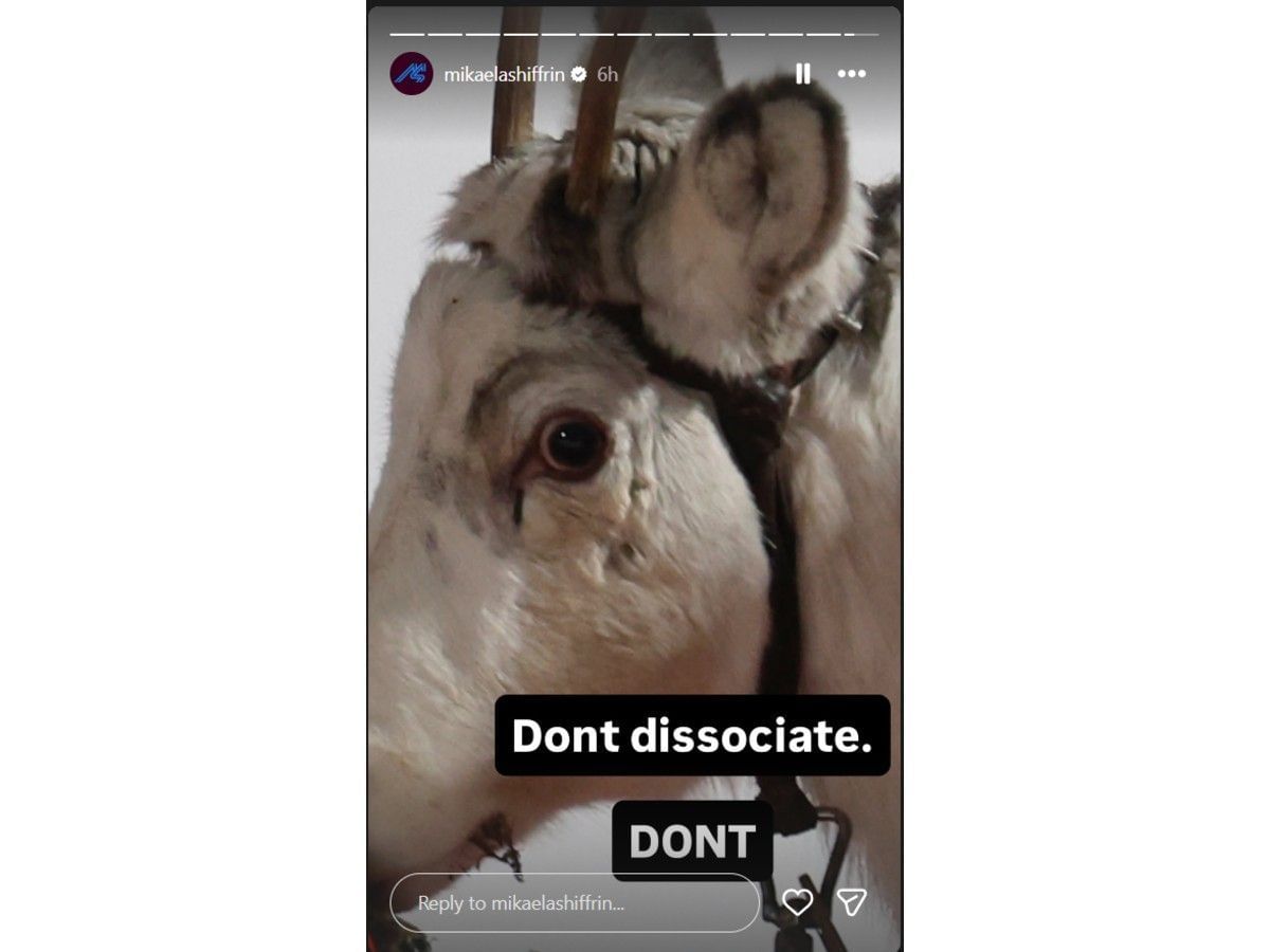 Shiffrin&#039;s Instagram story