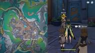 Location of the NPC Hjerson (Image via HoYoverse)