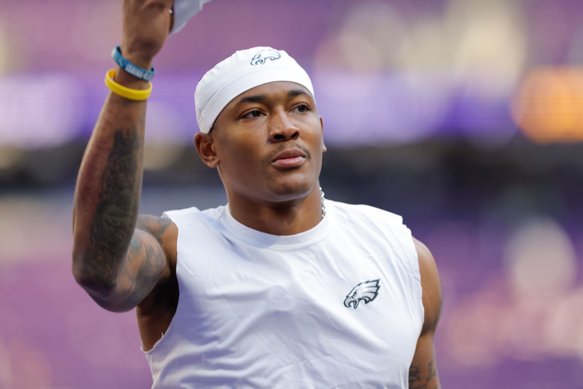 DeVonta Smith at Eagles at Vikings - Source: Getty