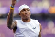 DeVonta Smith at Eagles at Vikings - Source: Getty