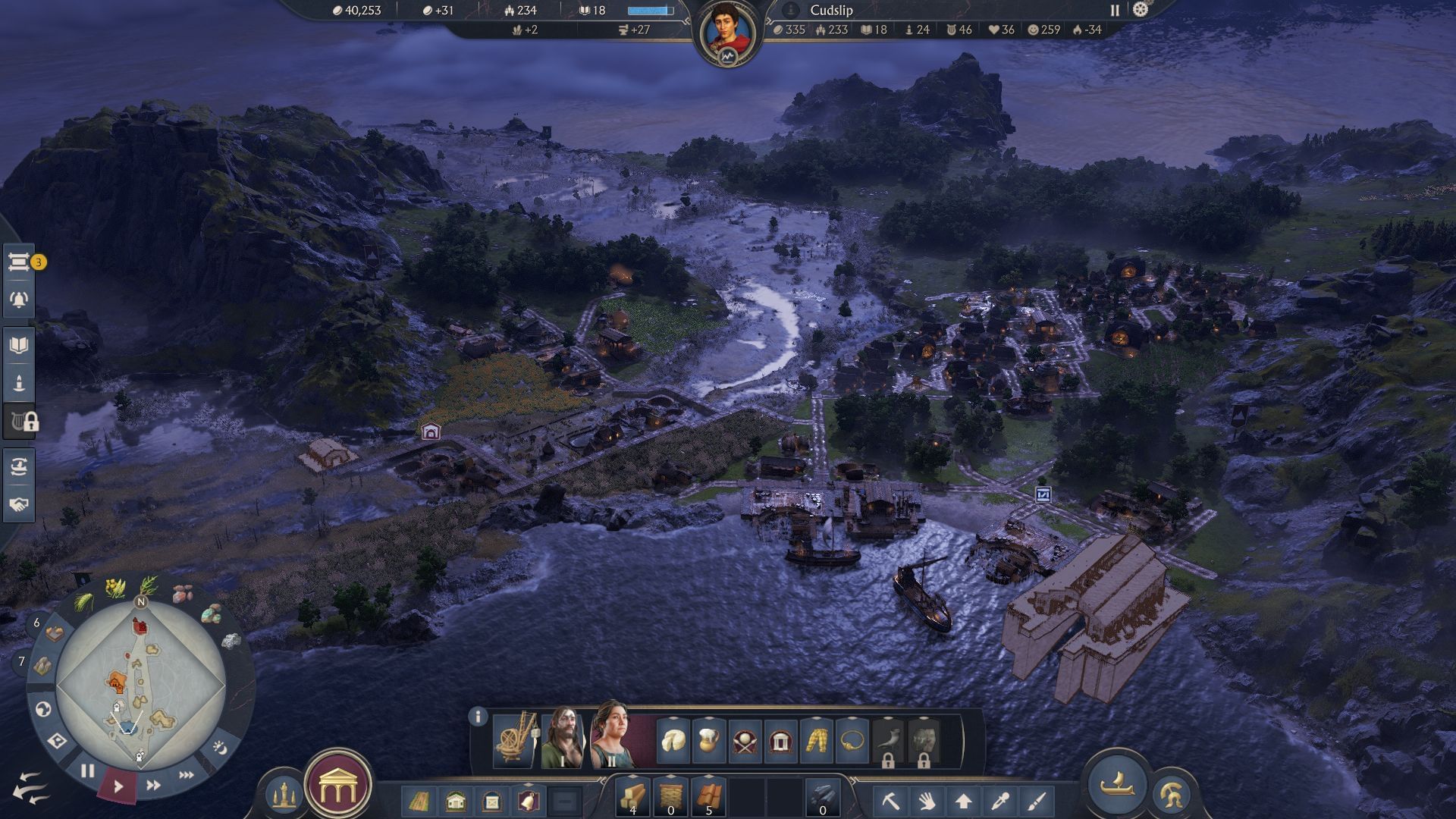 Landscape looks beautiful even at night (Image via Ubisoft)