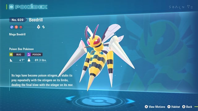 Best Beedrill moveset and nature in Pokemon Legends Z-A
