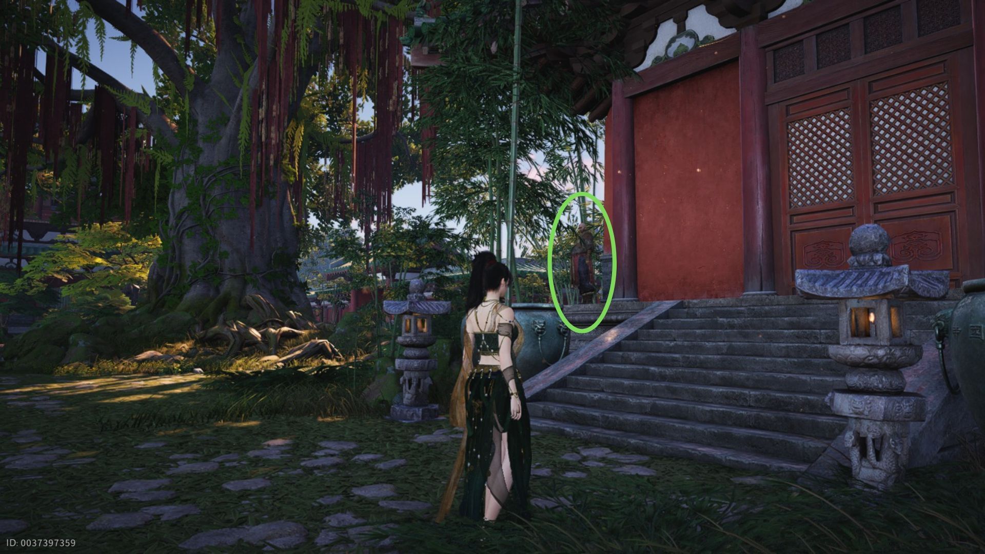Final Monk also appears near the big tree (Image via NetEase)