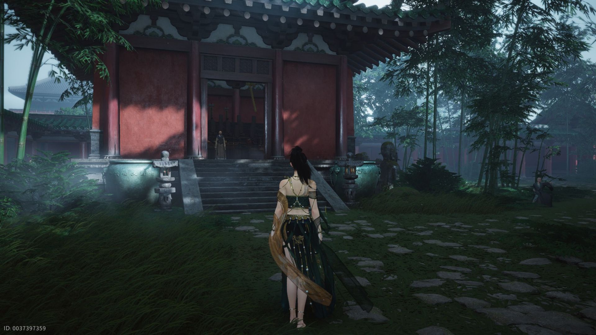 The Lamp-lighting Monk will grant you the quest (Image via NetEase)