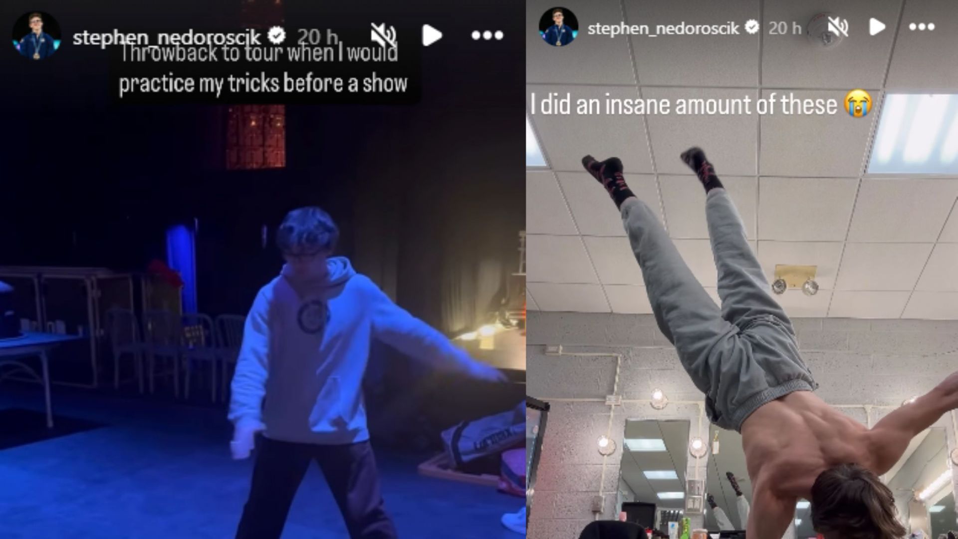 Screengrab of Stephen Nedoroscik&#039;s Instagram stories [Image Source : Stephen Nedoroscik&#039;s Instagram] 