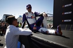 “It’s made me feel as I’ve accomplished what I wanted to”: Denny Hamlin reveals how Carl Edwards helped him on the ‘bigger picture’