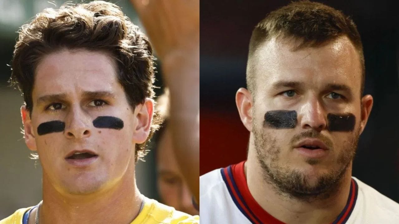 Roman Anthony (L), Mike Trout (R) (Images from - Getty)