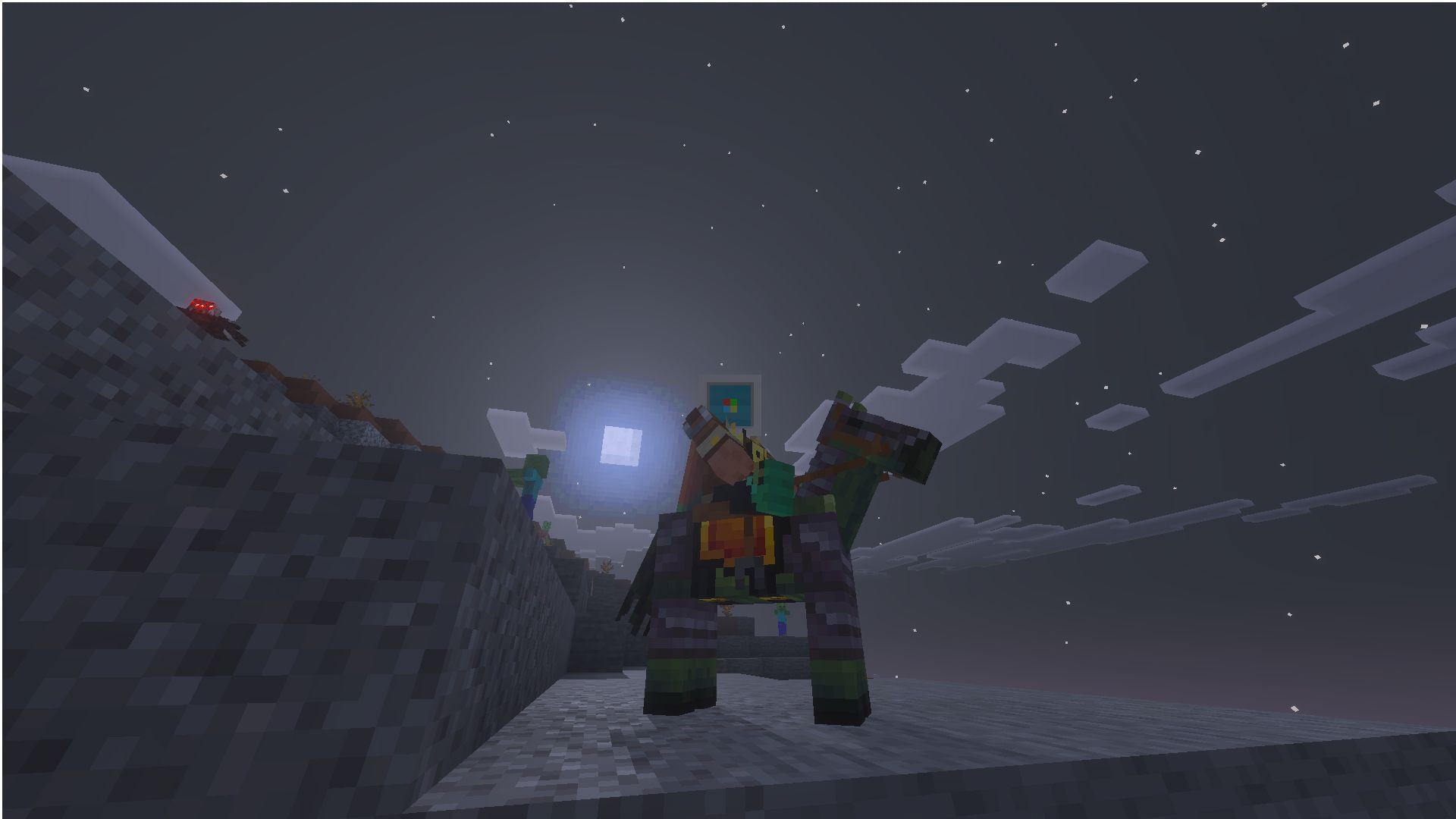 Get your hands on the Minecraft Bedrock 1.21.130.26 beta and preview to check out the netherite horse armor (Image via Sportskeeda Gaming || Mojang Studios)