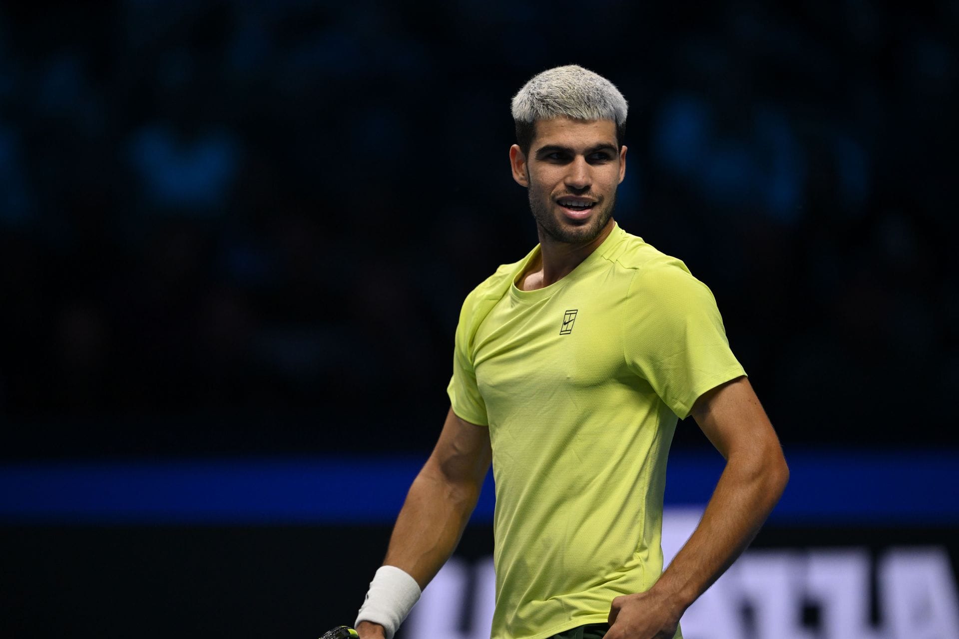 Carlos Alcaraz at the ATP Finals 2025. (Photo: Getty)
