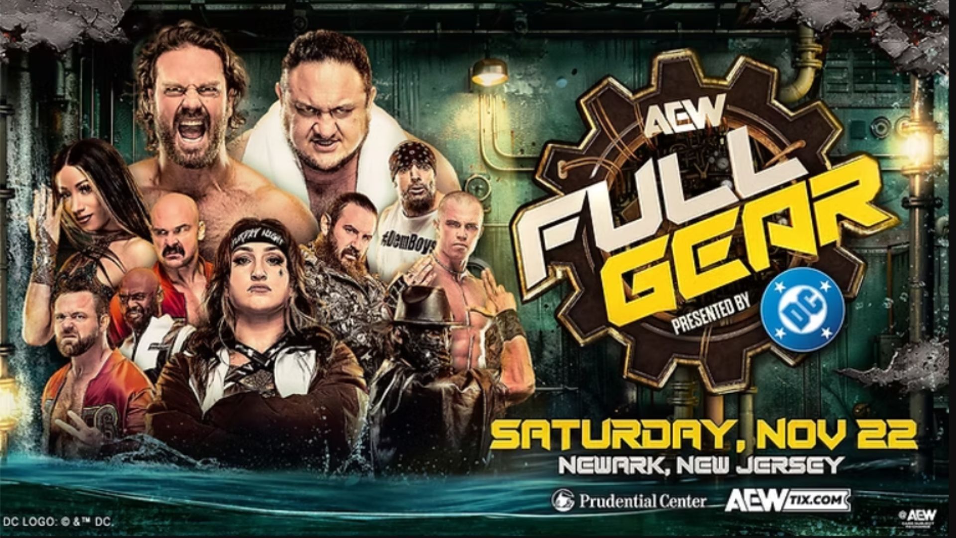 Official poster for Full Gear 2025 [Source: AEW&#039;s website (allelitewrestling.com)]