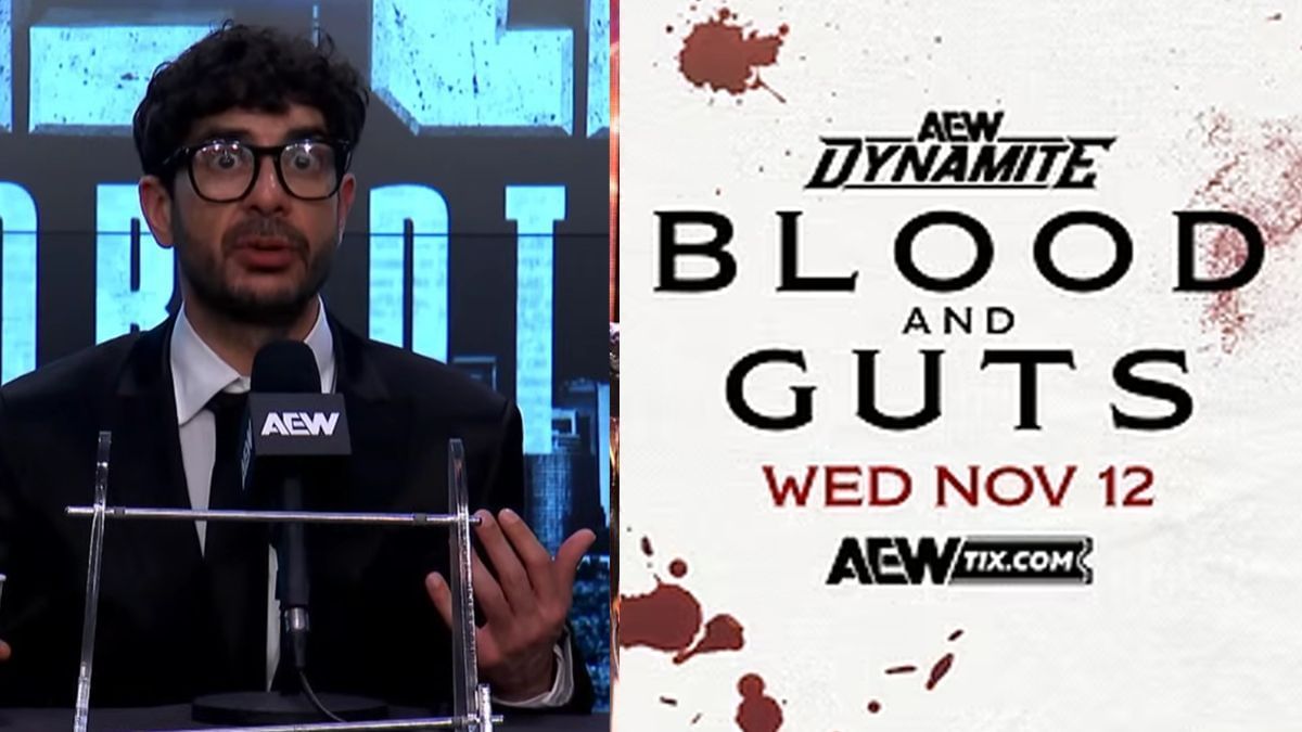 AEW Blood and Guts 2025 (Image via AEW.com &amp; YouTube channel)