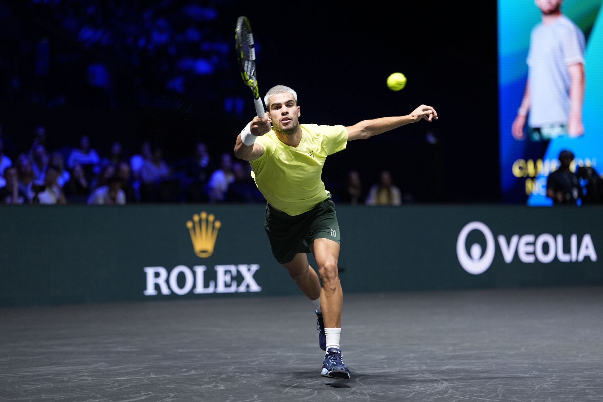 Alcaraz at the Rolex Paris Masters (Image Source: Getty)