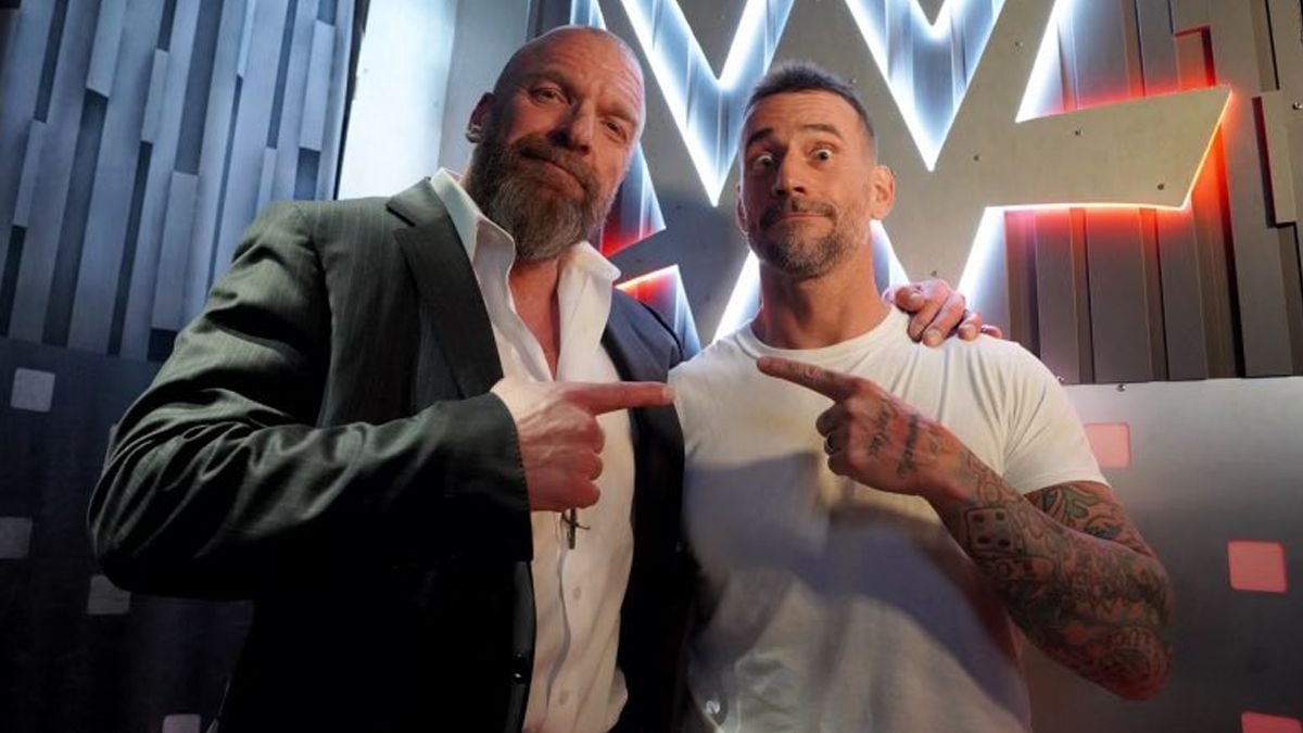 Triple H &amp; CM Punk (Image via Triple H